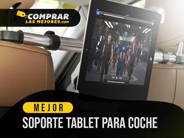 Soporte Tablet Coche salpicadero Doble Ventosa Compatible con iPad Todos los Modelos 