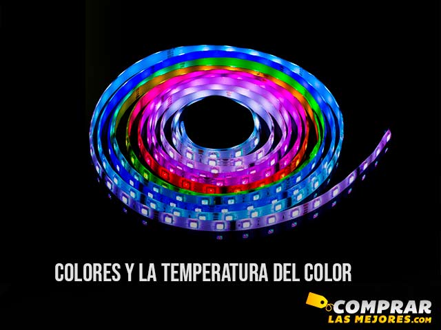 Colores en tus tiras led y la temperatura del color