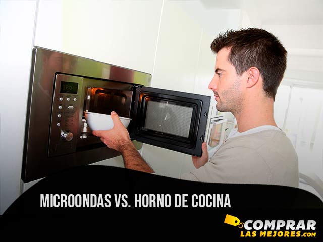 Microondas vs. horno de cocina